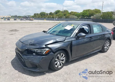 2023 Honda Civic Lx из США, поврежденный, VIN 2HGFE2F21PH539282